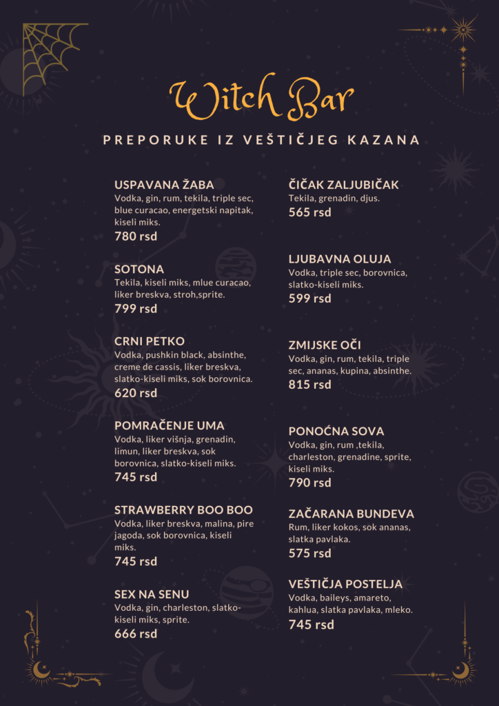 specijalni meni za vece magije drugi deo